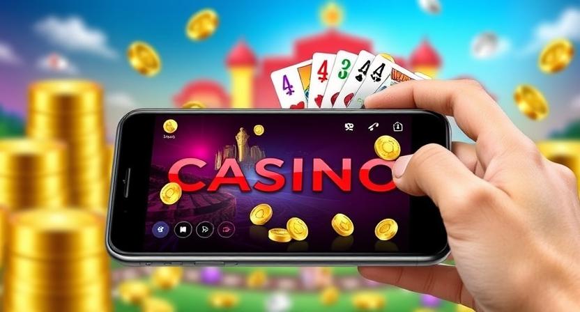 FB77 mobile casino app interface